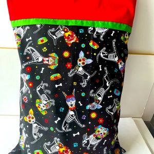 “Day of the Dead” Dog Pillowcase
